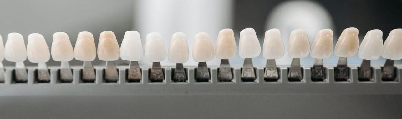Picture of restorative dental shades