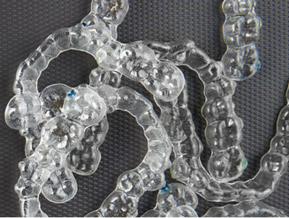 Picture of clear aligners